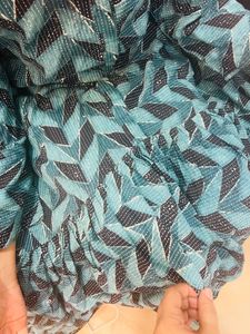 Peacock Blue Dress