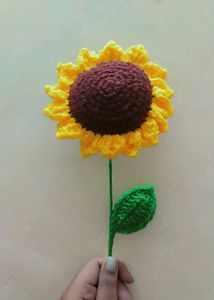 Sunflower Crochet Decor