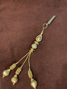Gold Tassel Bag Charm