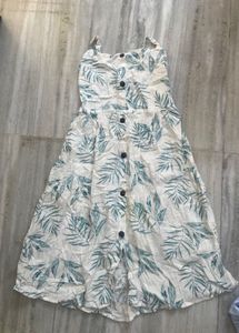 Tropical Print Sundress