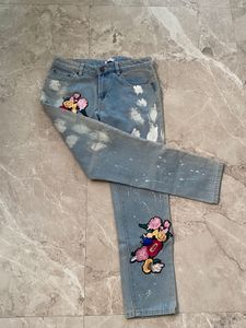 Floral Patchwork Jeans Artsy