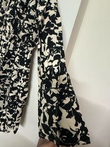 Abstract Print Shirt Dress