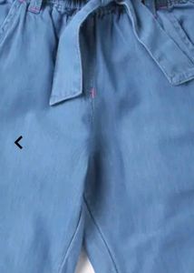 Cute Blue Denim Joggers