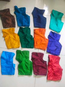 Poly Silk Material Blouse