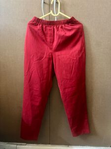 Red Trousers Foe Women