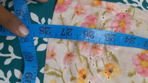 Floral Fabric with Eyelet Detail