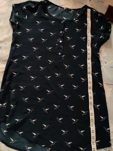 Hummingbird Print Top