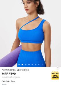 Asymmetrical Sports Bra