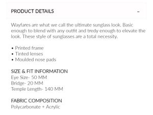 Amber Sunglasses