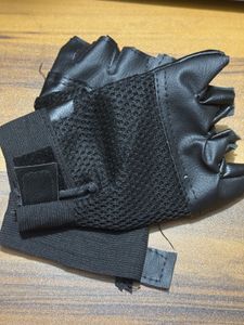 Black Leather Gloves