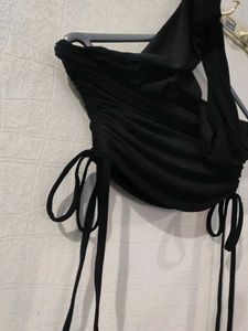 Black Halter Top