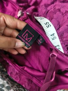 I. Purple Lace Mini Dress