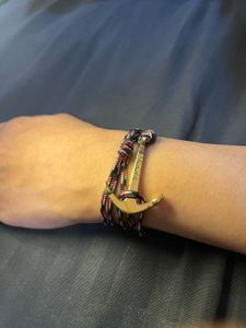 Gold Anchor Bracelet