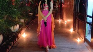 Orange Pink Suit