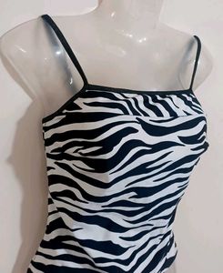 Animalier Square Neck Tank Top
