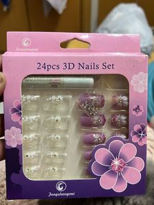 24pcs 3D Nails Set