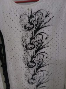Stylish White Cut-Out Top