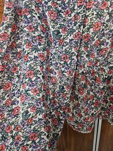 Cute Floral Crop Top