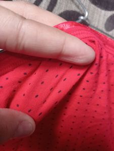 Soft Red Stretchable Panties For Female♥️