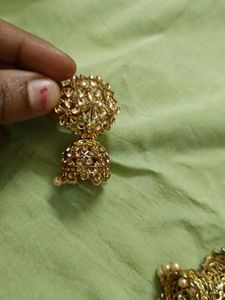 Beautiful Kundan Jhumkaa