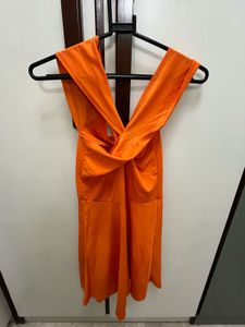Orange Mini Dress