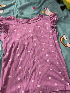 Purple Long Sleeve Top