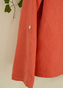 Coral Jacquard Button-Down Shirt