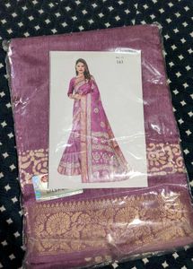 Elegant Purple Saree