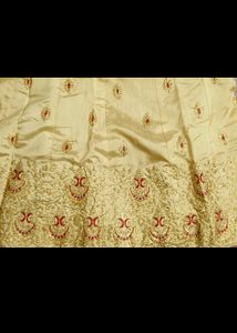 Gold &amp; Beige Lehenga Choli