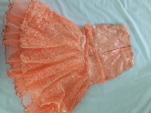 Orange Color Frock ( Girls )