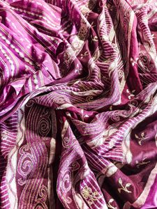 Rare Pure Silk Lambani Stitch