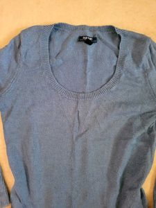 Blue Knit Sweater