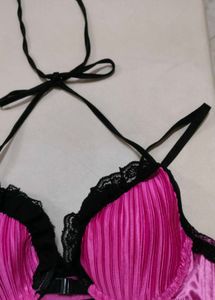 Pink &amp; Black Bra