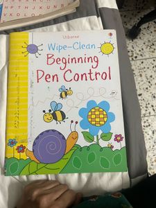 Usborne Wipe-Clean Beginning Pen Control