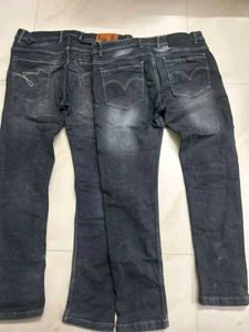 2 black slim pants for adolescence age child