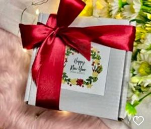 Hand embroidery hair tie bow