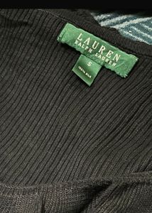 Ralph lauren Old Money Style Black Ruffled