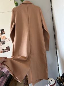 DaFirenze Camel Long Trench Coat S