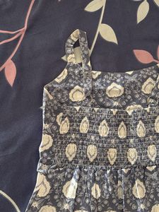 Printed Sleeveless kurti