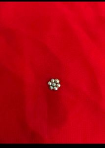 Elegant Red Embroidered Saree