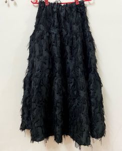 Tiered Fringe Skirt