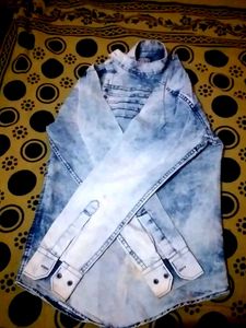 Denim Look Casual Shirt