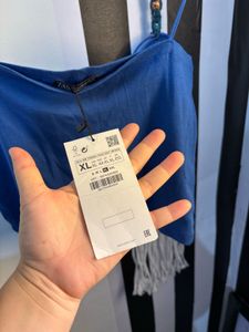 Zara String Cami Strappy Crop Top