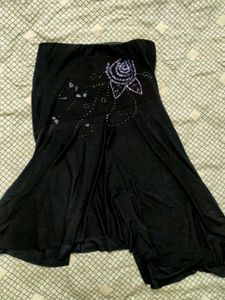 Black Y2K Skirt