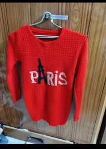 Red Paris Sweater