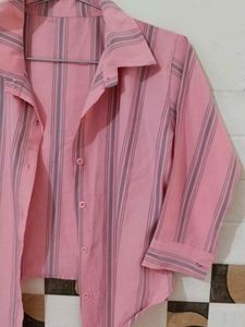 Striped Pink Shirt