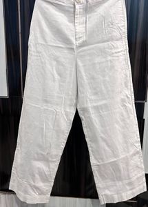 Tokyo Talkies Off White Straight Trouser Brand New