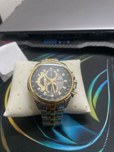 Men&#39;s Gold &amp; Silver Edifice Watch