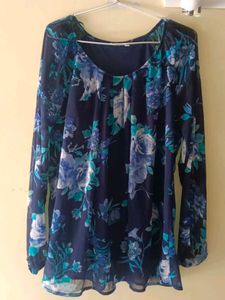 Floral Print Long Sleeve Top