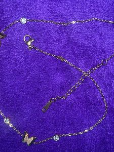 Butterfly Charm rose gold Necklace